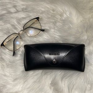 Browline Metal Frame Glasses